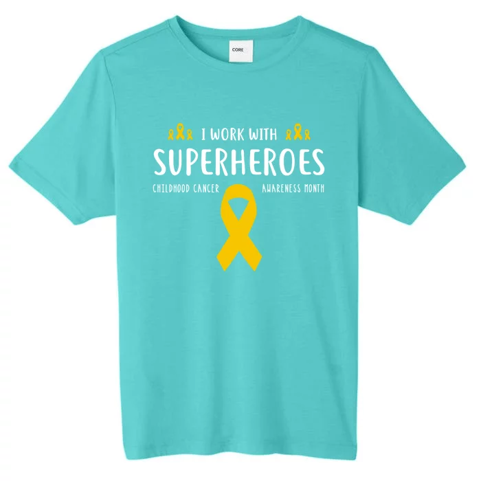 Pediatric Hood Cancer Awareness Nurse Funny Gift Great Gift ChromaSoft Performance T-Shirt