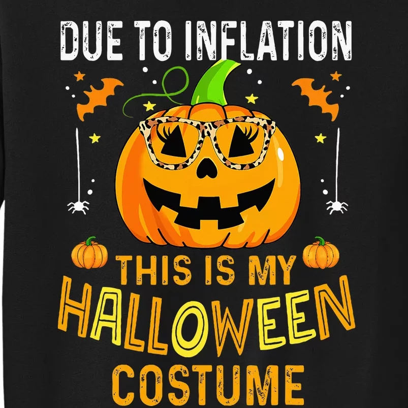 Pumpkin Halloween Costume Funny Halloween 2024 Tall Sweatshirt