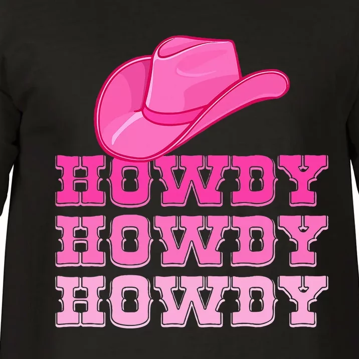 Pink Howdy Cowgirl Western Country Rodeo Comfort Colors T-Shirt