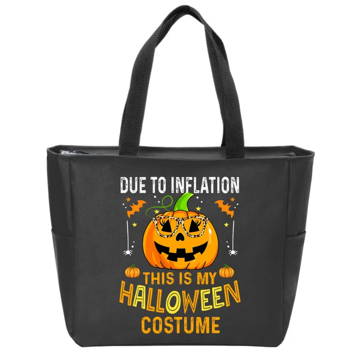 Pumpkin Halloween Costume Funny Halloween 2024 Zip Tote Bag