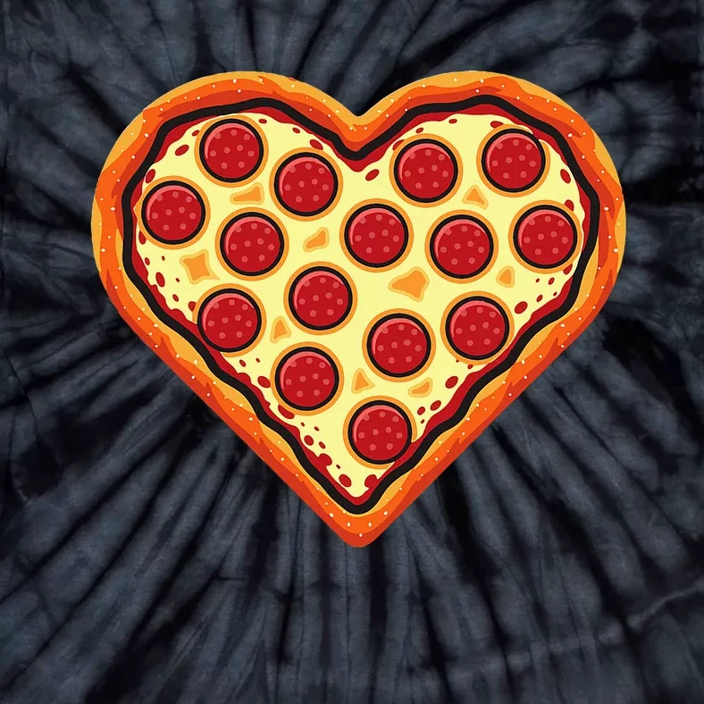 Pizza Heart Cute Valentines Day Tie-Dye T-Shirt