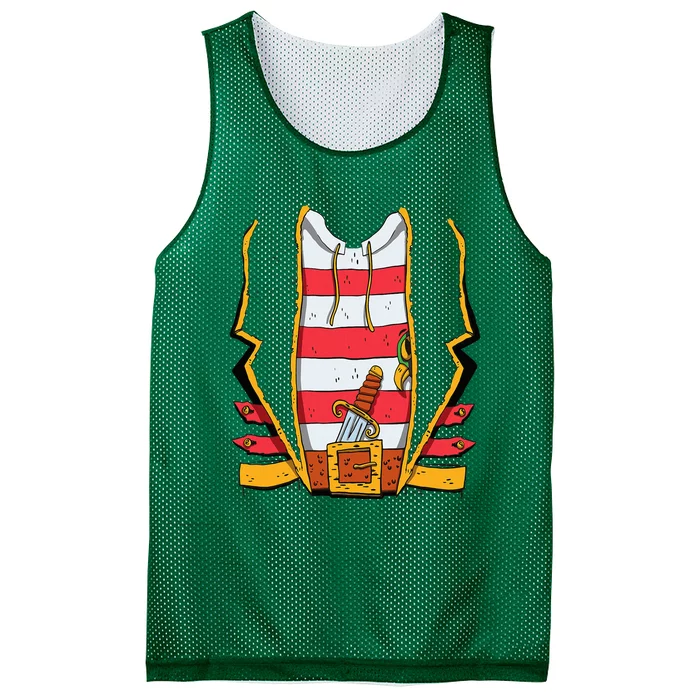 Pirate Halloween Costume Mesh Reversible Basketball Jersey Tank