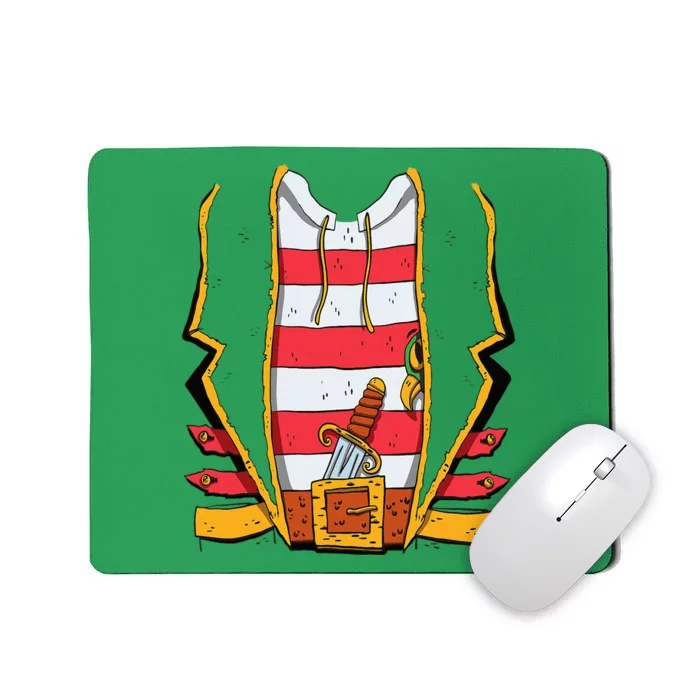 Pirate Halloween Costume Mousepad