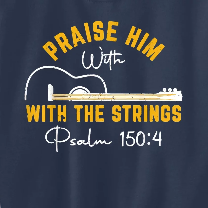 Praise Him Christian Design Kids Sweatshirt