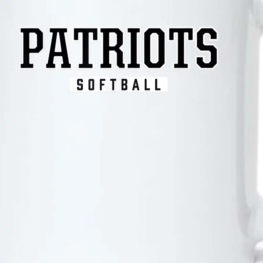 Patriots Henry County High School Softball Black Color Changing Mug