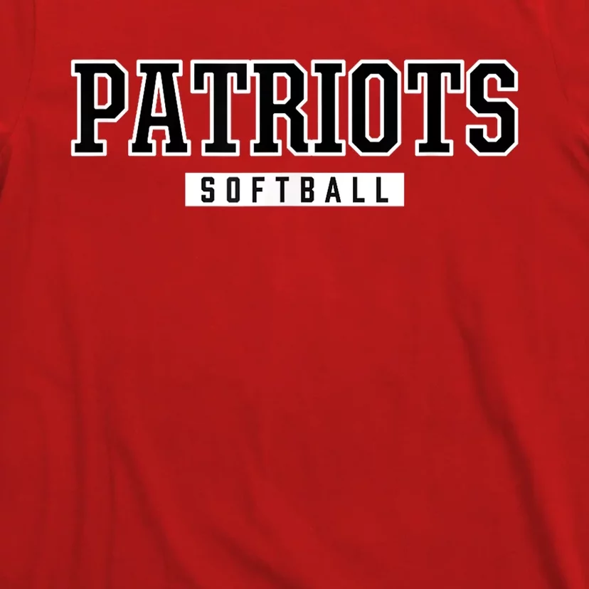 Patriots Henry County High School Softball T-Shirt