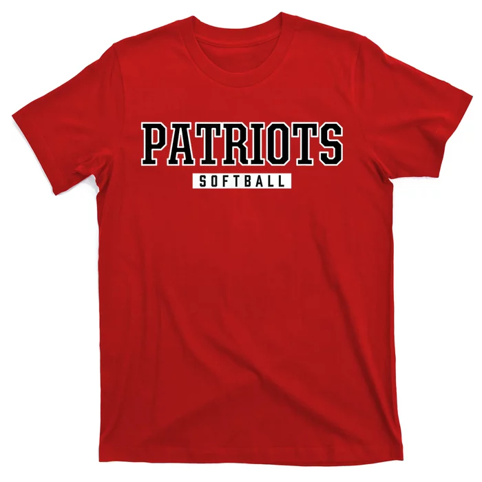 Patriots Henry County High School Softball T-Shirt