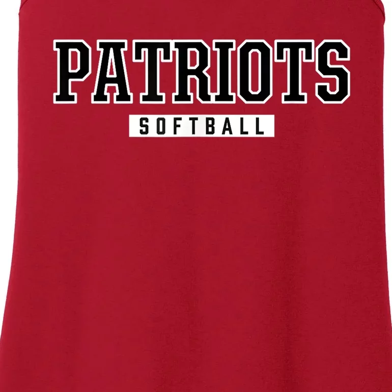 Patriots Henry County High School Softball Ladies Essential Tank