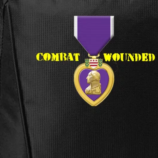 Purple Heart Combat Veteran Cool Gift City Backpack