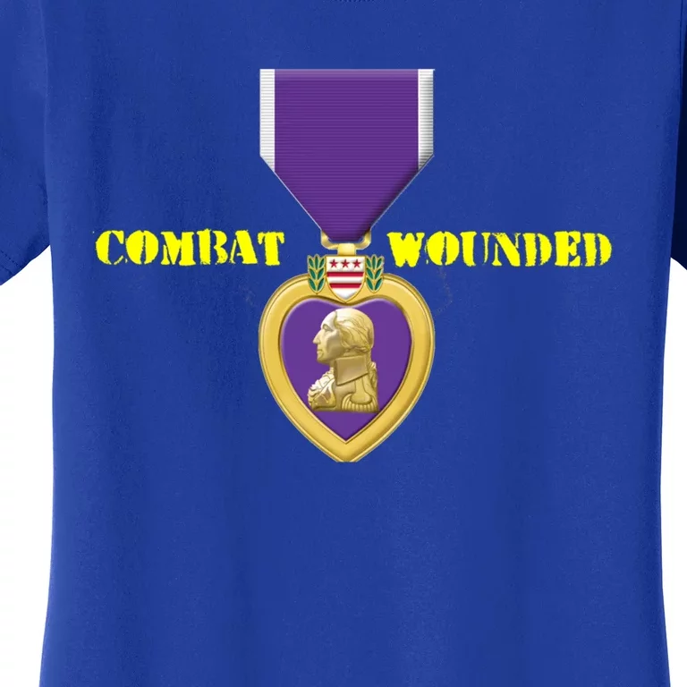 Purple Heart Combat Veteran Cool Gift Women's T-Shirt