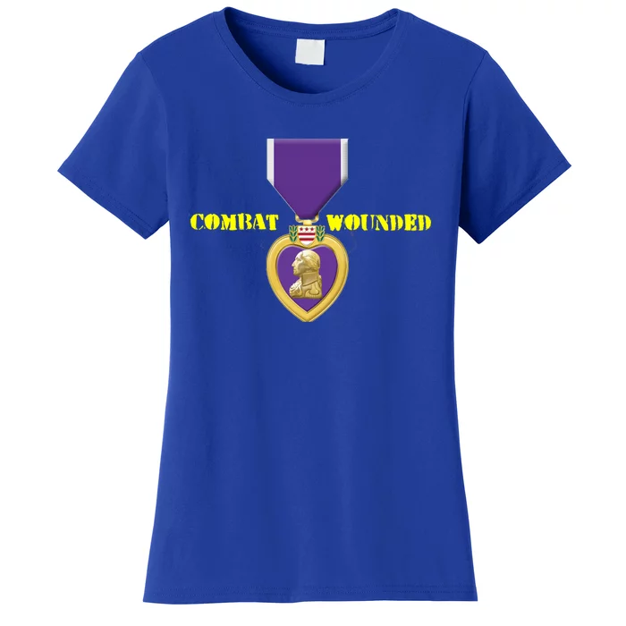 Purple Heart Combat Veteran Cool Gift Women's T-Shirt