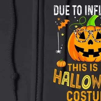 Pumpkin Halloween Costume Funny Halloween 2024 Full Zip Hoodie