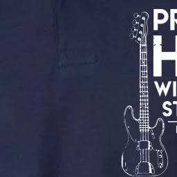 Praise Him Christian Worship Bass Guitar Player Softstyle Adult Sport Polo