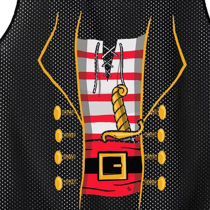 Pirate Halloween Costume Mesh Reversible Basketball Jersey Tank