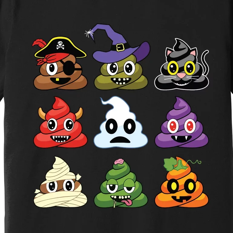 Poops Halloween Costumes Funny Premium T-Shirt