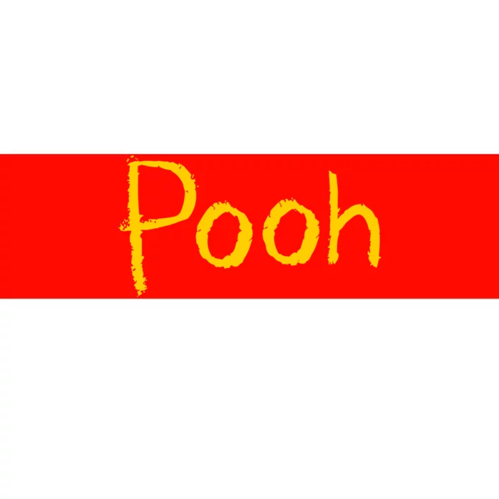 Pooh Halloween Costume Bumper Sticker