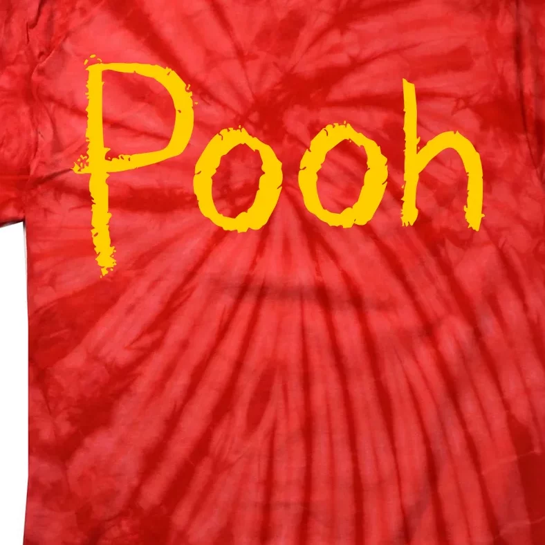 Pooh Halloween Costume Tie-Dye T-Shirt