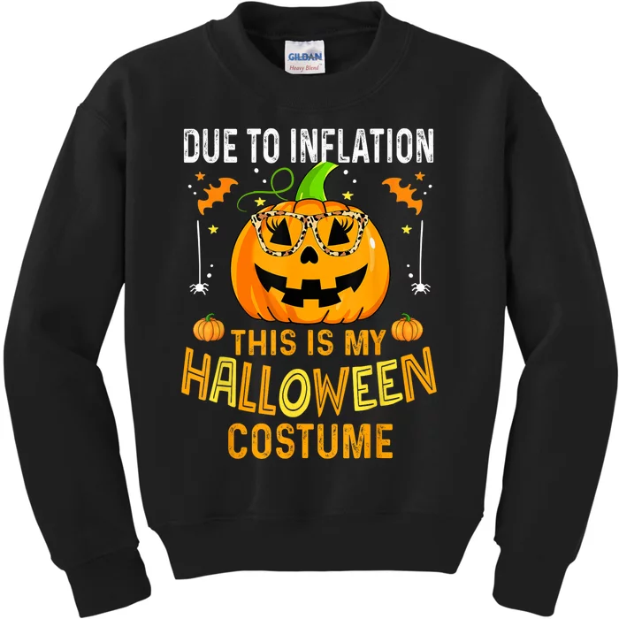 Pumpkin Halloween Costume Funny Halloween 2024 Kids Sweatshirt