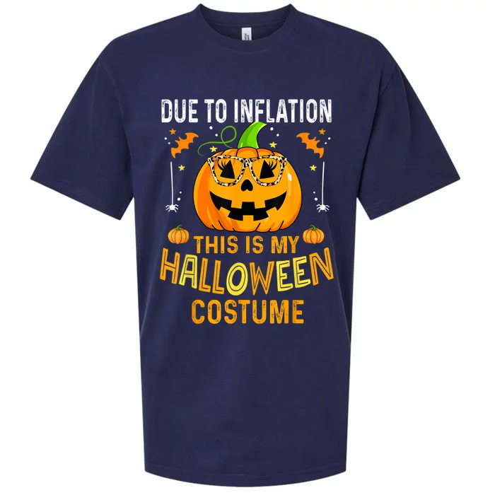 Pumpkin Halloween Costume Funny Halloween 2024 Sueded Cloud Jersey T-Shirt