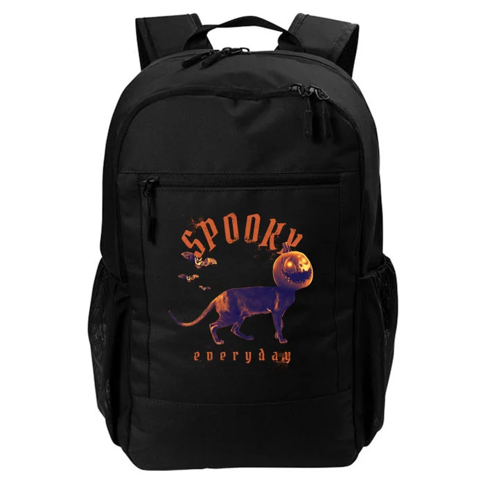 Pumpkin Head Cat Daily Commute Backpack