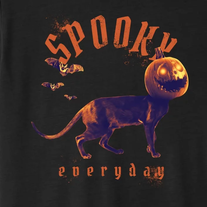 Pumpkin Head Cat ChromaSoft Performance T-Shirt