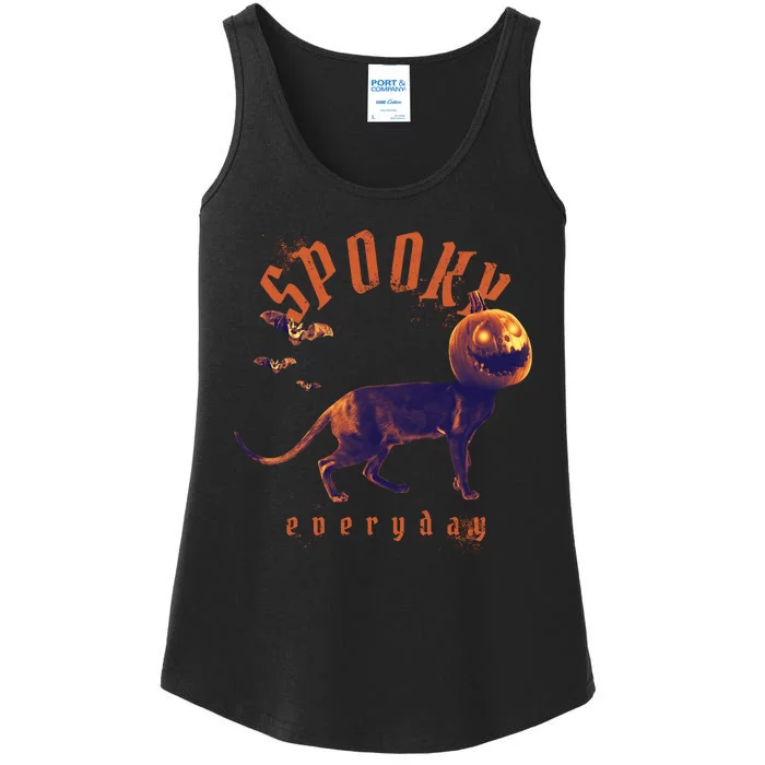 Pumpkin Head Cat Ladies Essential Tank