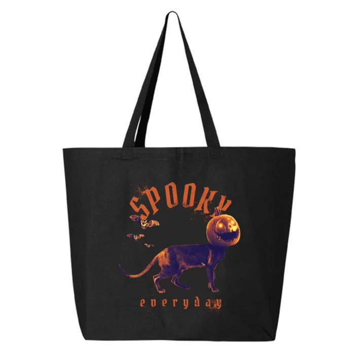 Pumpkin Head Cat 25L Jumbo Tote