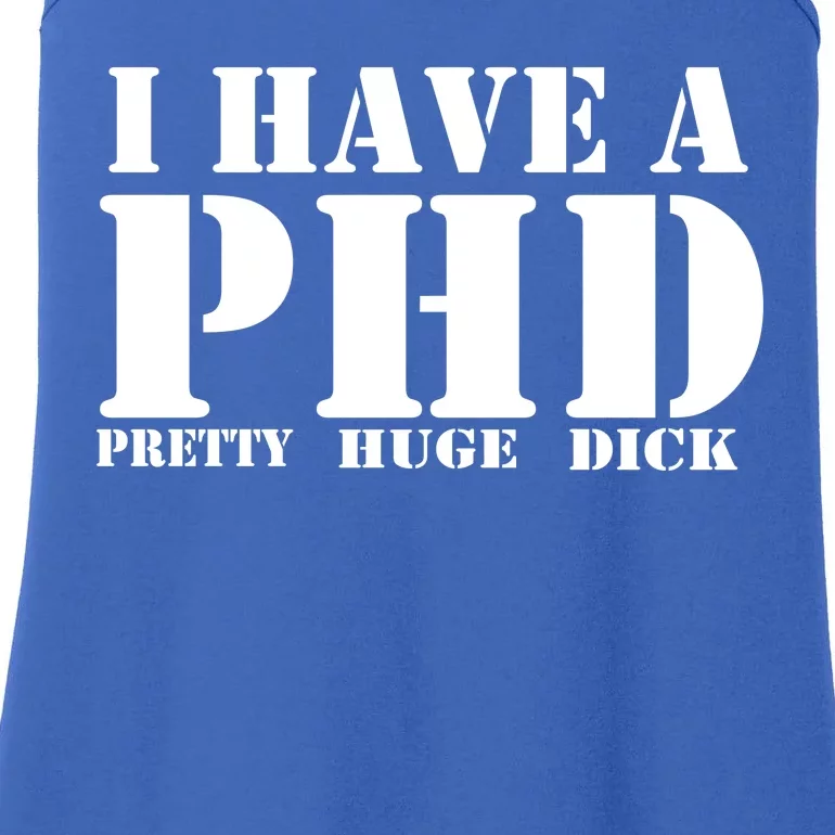 PHD Pretty Huge Dick Ladies Essential Tank