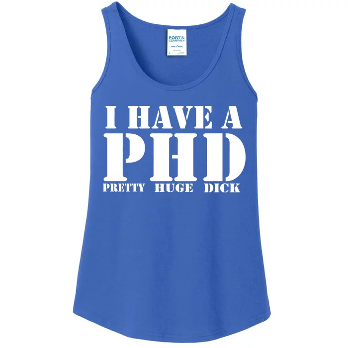 PHD Pretty Huge Dick Ladies Essential Tank