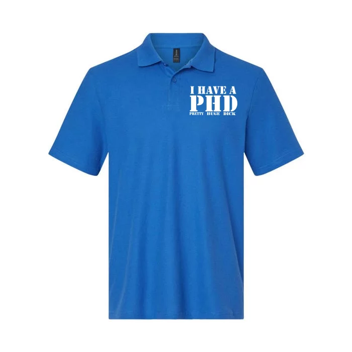 PHD Pretty Huge Dick Softstyle Adult Sport Polo