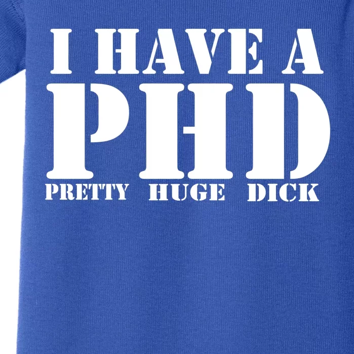 PHD Pretty Huge Dick Baby Bodysuit