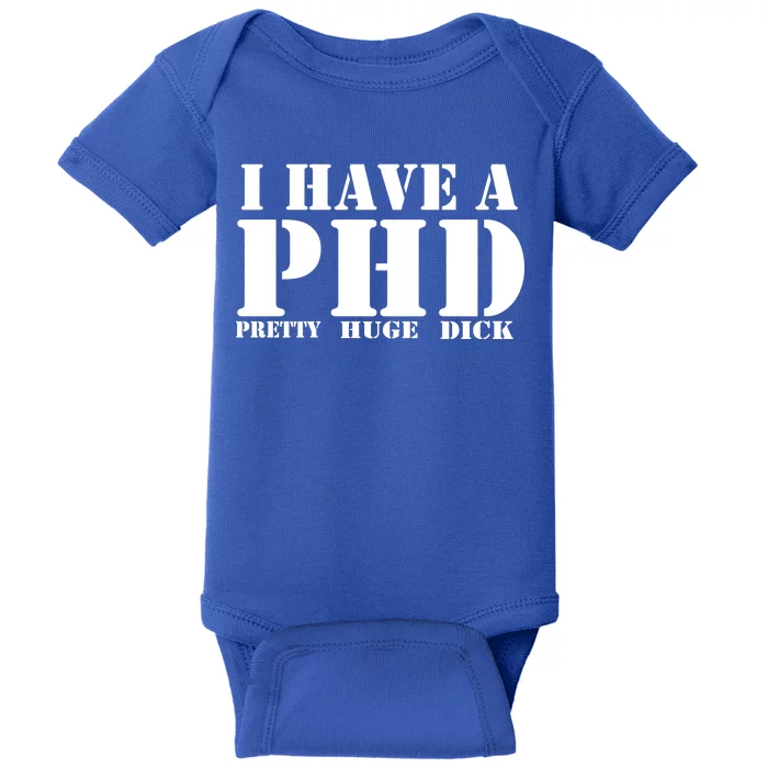 PHD Pretty Huge Dick Baby Bodysuit