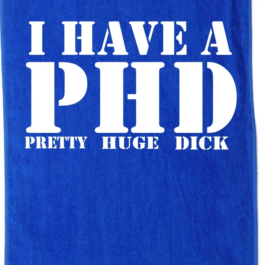 PHD Pretty Huge Dick Platinum Collection Golf Towel