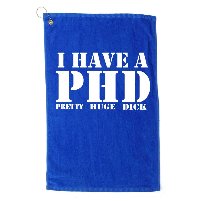 PHD Pretty Huge Dick Platinum Collection Golf Towel