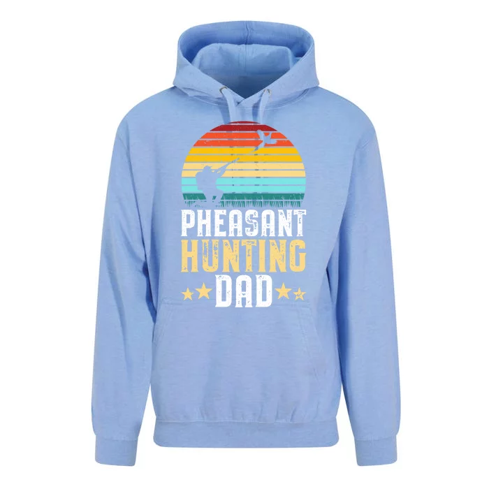 Pheasant Hunting Dad Fathers Day Pheasant Hunter Gift Unisex Surf Hoodie