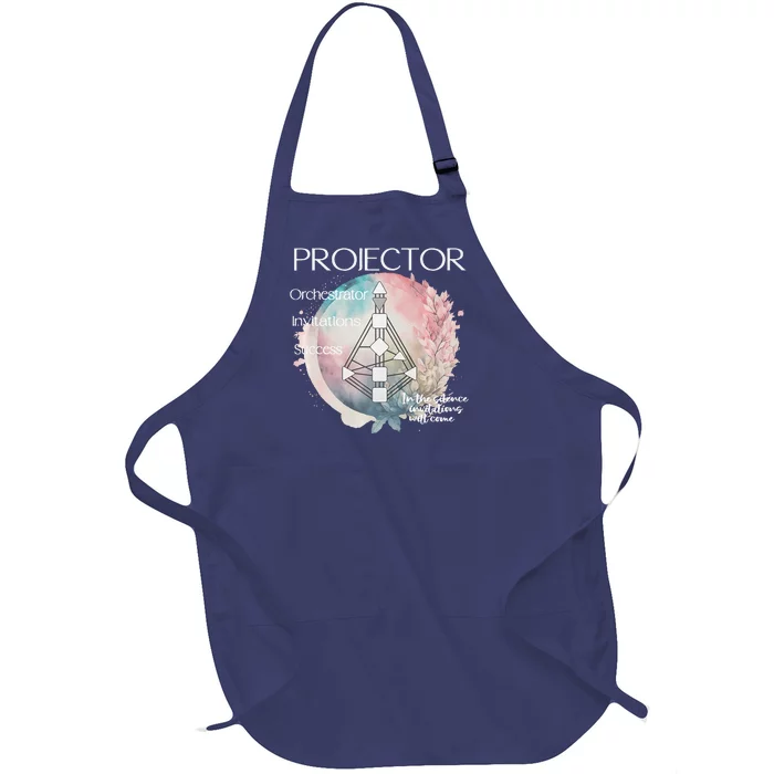 Projectors Human Design Gift Pastel Aura Premium Full-Length Apron With Pocket