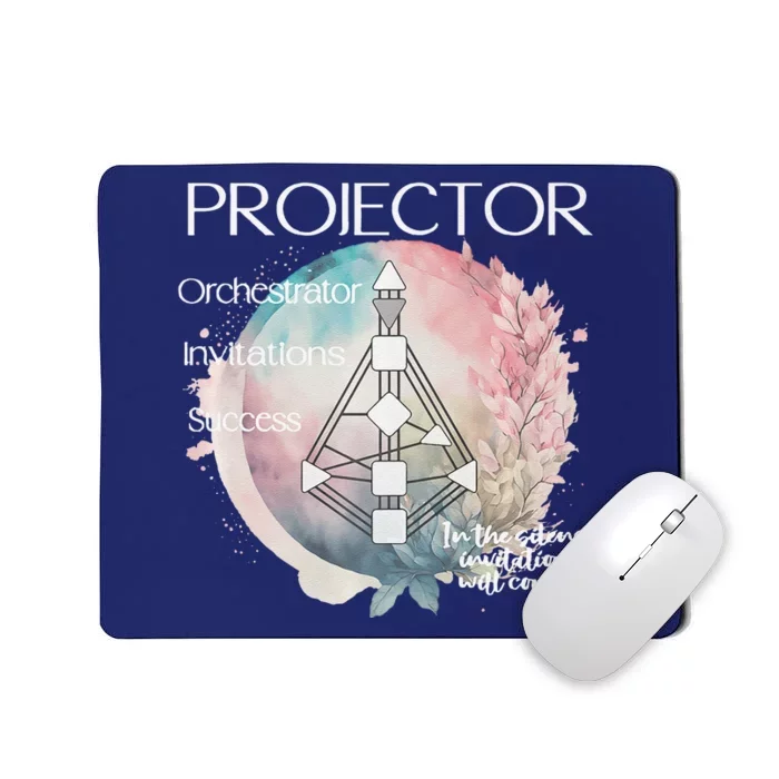 Projectors Human Design Gift Pastel Aura Premium Mousepad