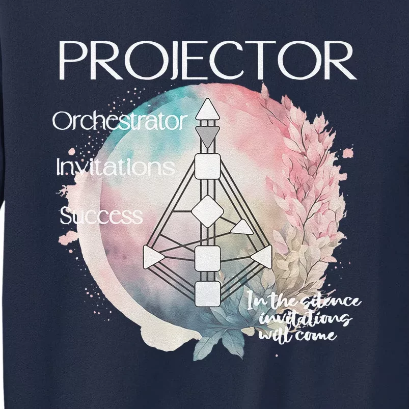 Projectors Human Design Gift Pastel Aura Premium Tall Sweatshirt