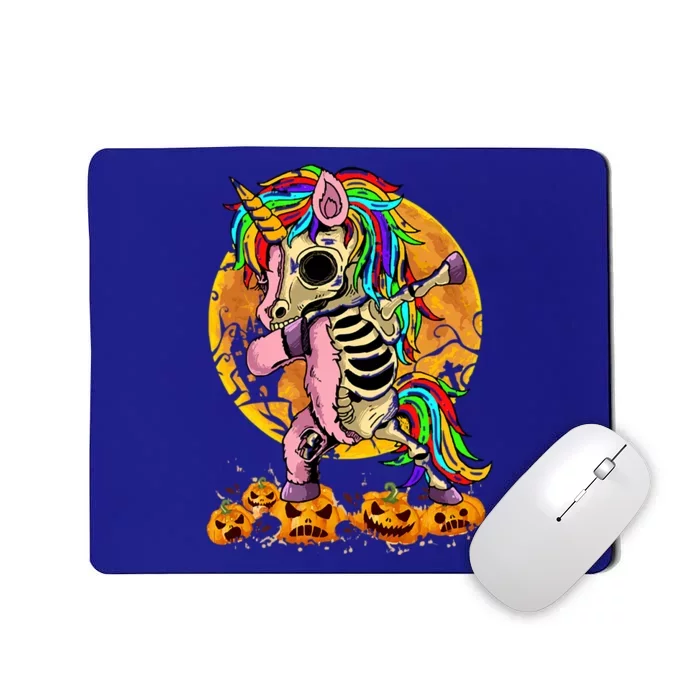 Pumpkin Halloween Dabbing Unicorn Zombie Skeleton Dab Cute Gift Mousepad