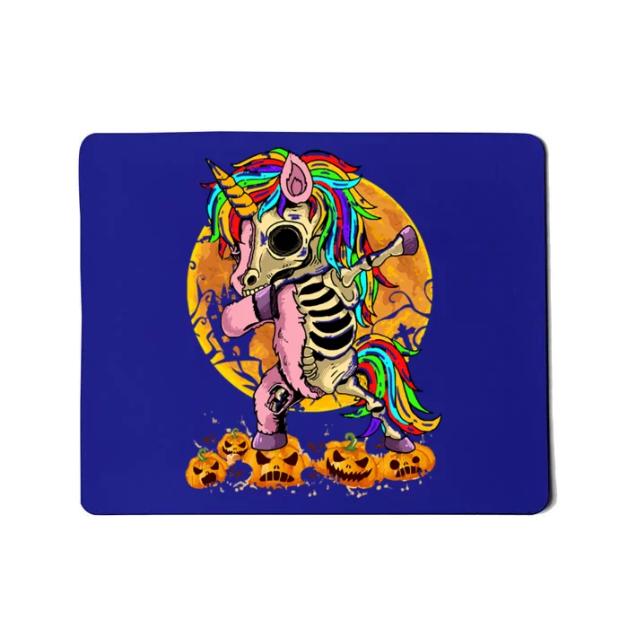 Pumpkin Halloween Dabbing Unicorn Zombie Skeleton Dab Cute Gift Mousepad