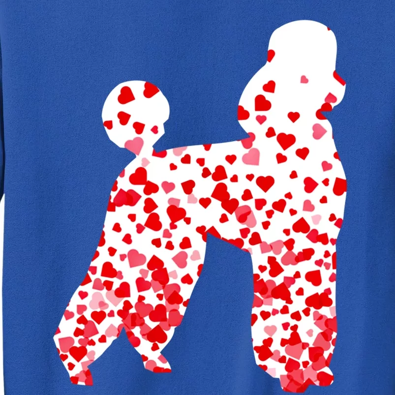 Poodle Heart Dog Valentine's Day Gift Tall Sweatshirt