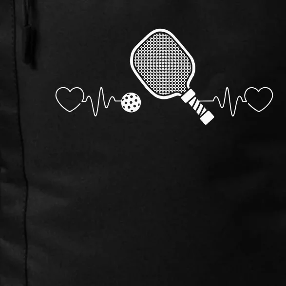 Pickleball Heartbeat Design for a I Love Pickleball Daily Commute Backpack