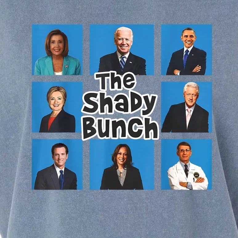 Political Humor Democratic Party The Shady Bunch Garment-Dyed Women's Muscle Tee