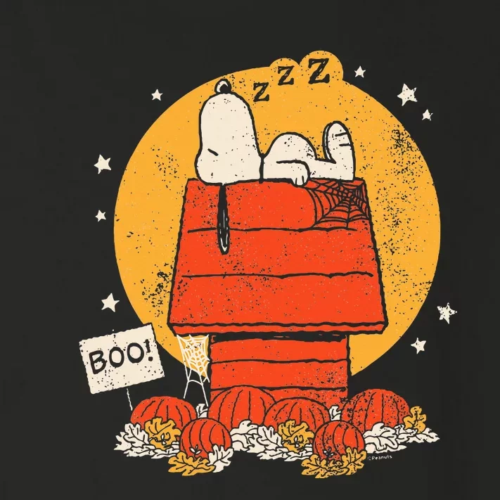 Peanuts Halloween Doghouse Boo Pumpkins Toddler Long Sleeve Shirt