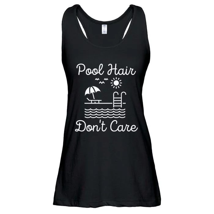 Pool Hair Dont Care!! Ladies Essential Flowy Tank