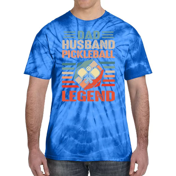 Pickleball Husband Dad Pickleball Player FatherS Day Gift Tie-Dye T-Shirt