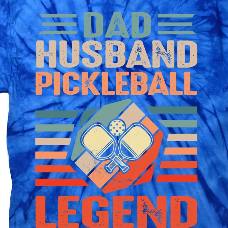 Pickleball Husband Dad Pickleball Player FatherS Day Gift Tie-Dye T-Shirt