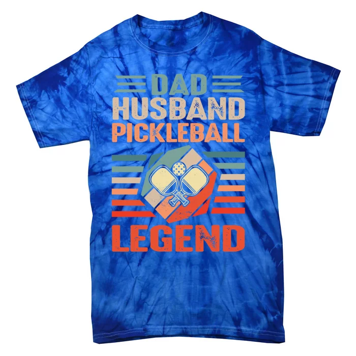 Pickleball Husband Dad Pickleball Player FatherS Day Gift Tie-Dye T-Shirt