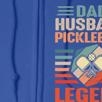 Pickleball Husband Dad Pickleball Player FatherS Day Gift Full Zip Hoodie