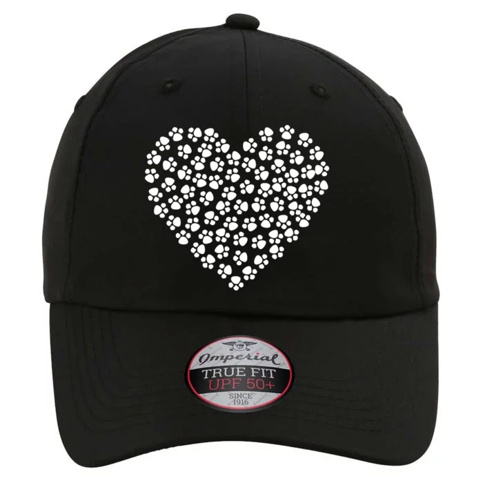 Pawprint Heart Dog Lover The Original Performance Cap